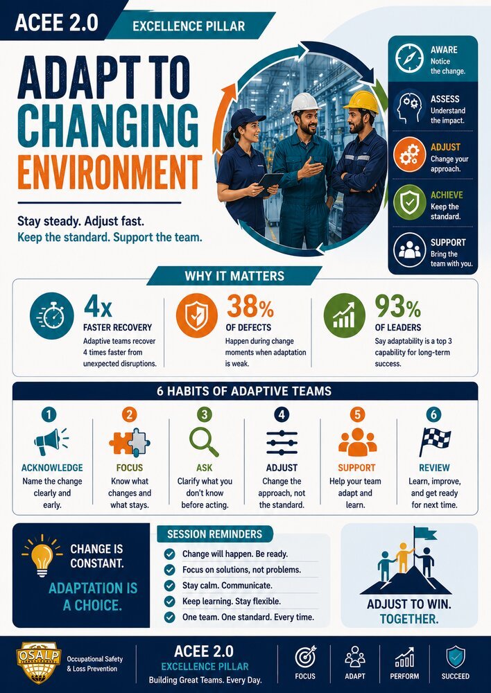 ACEE 2.0 behaviour poster &mdash; Adapt to Change